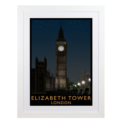 Elizabeth Tower 2 1 Piece Wall Art