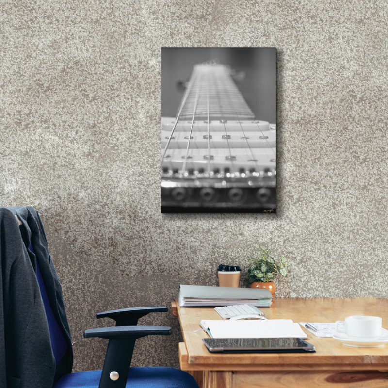Toile épique Graffiti «fermer et atteindre la guitare» par Life BeautifuLEE, art mural 18 po x 26 po, H 26 po x l 18 po