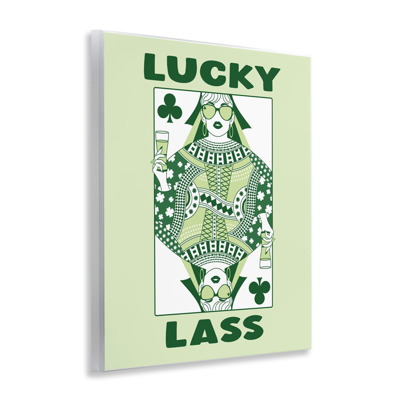Plaque murale Lucky Lass Club, conception de JJ Design House LLC