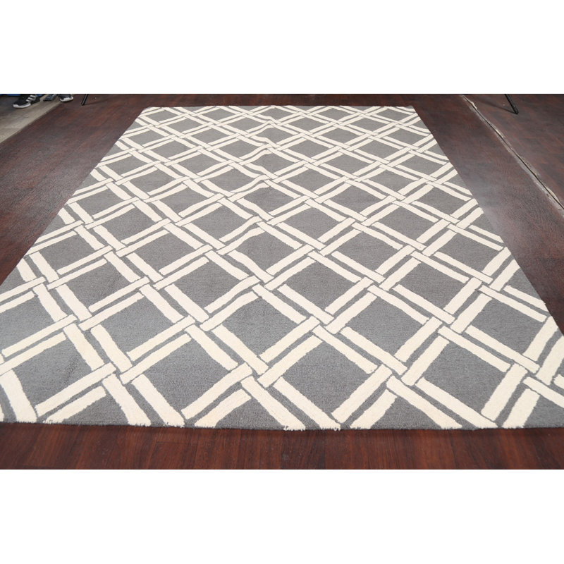 Wool Geometric Indoor Rug