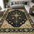 1PC Vintage Persian Traditional Floral Medallion area rugs for Living Room, Soft and Comfortable, Suitable for all seasons, easy-to-maintain, machine washable Indoor floor mat, Under Table Farmhouse suitable for dining room, bedroom, entryway,-129886402