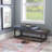 Upholstered Bench with Removable Tray-70169731