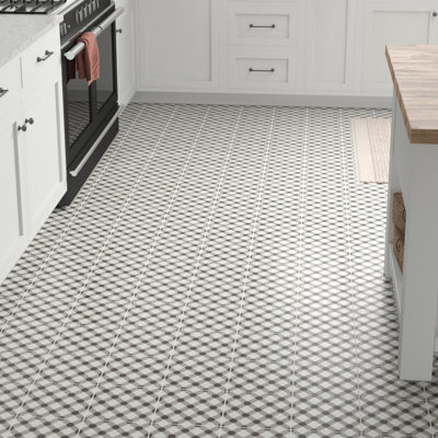Tuile de champ en porcelaine 8 po x 8 po Encausto