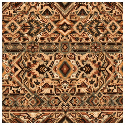 Couvertures complexes à motif aztèque