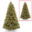 Downswept Douglas Artificial Fir Christmas Tree with Dual Color LED Lights-1599762080