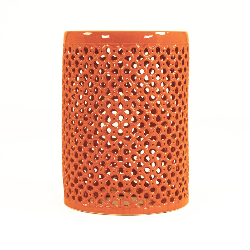 Lanie Garden Stool, Orange
