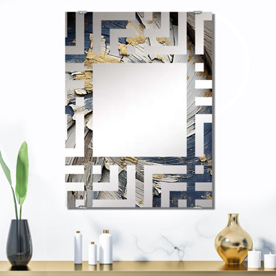 Ferdous - Grand miroir mural abstrait MIR137944