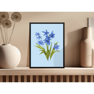 Chalres Single Picture Frame Print