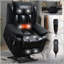 Fauteuil inclinable électrique à deux moteurs avec massage par vibration et chauffage lombaire à 8 points