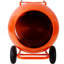 Mélangeur de ciment portatif horizontal 224 8CUFT, mélangeur de béton portatif 115V-60HZ, couleur orange