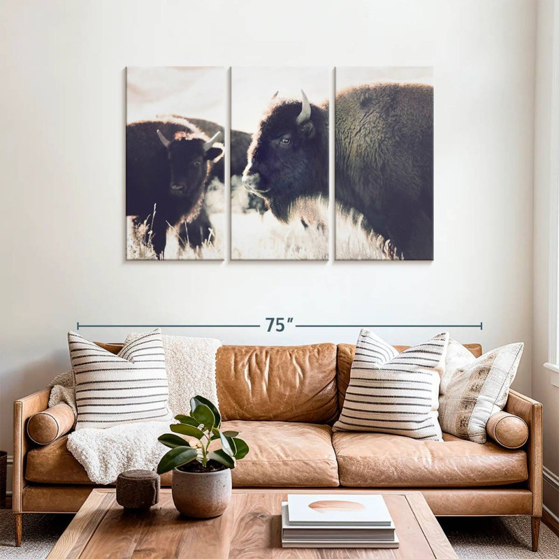 Brampt Buffalo Pasture, 36" H x 57" W