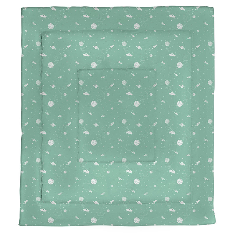 Édredon simple réversible Katelyn Elizabeth, Édredon simple, Vert