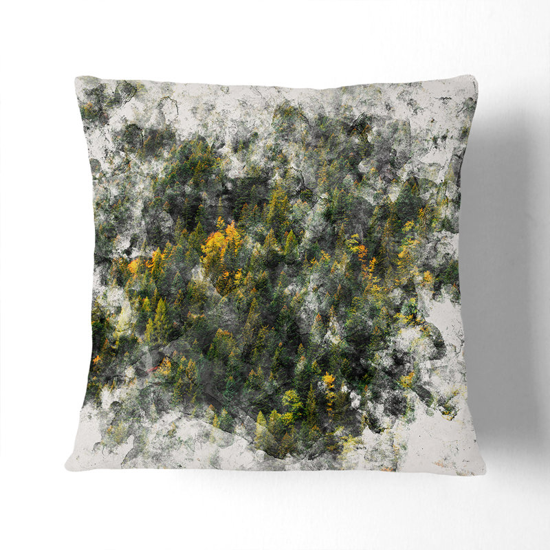 Square Cushion, Black, 40cm H x 40cm W x 15cm D
