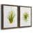 Walnut Framed Canvas