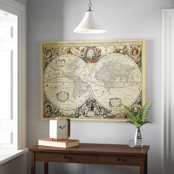 Breakwater Bay 'Parchment Treasue Map' Graphic Art Print & Reviews ...