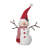  Polyester 24 in. Multicolor Christmas Plush Light Up Snowman Decor