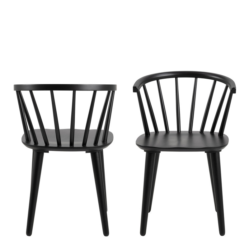 Guenevere 75cm H Side Chair, Black