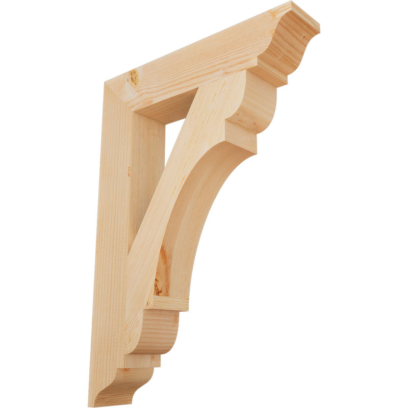 Support olympique traditionnel, H 28 po x l 3,5 po x P 20 po, Douglas (lisse)