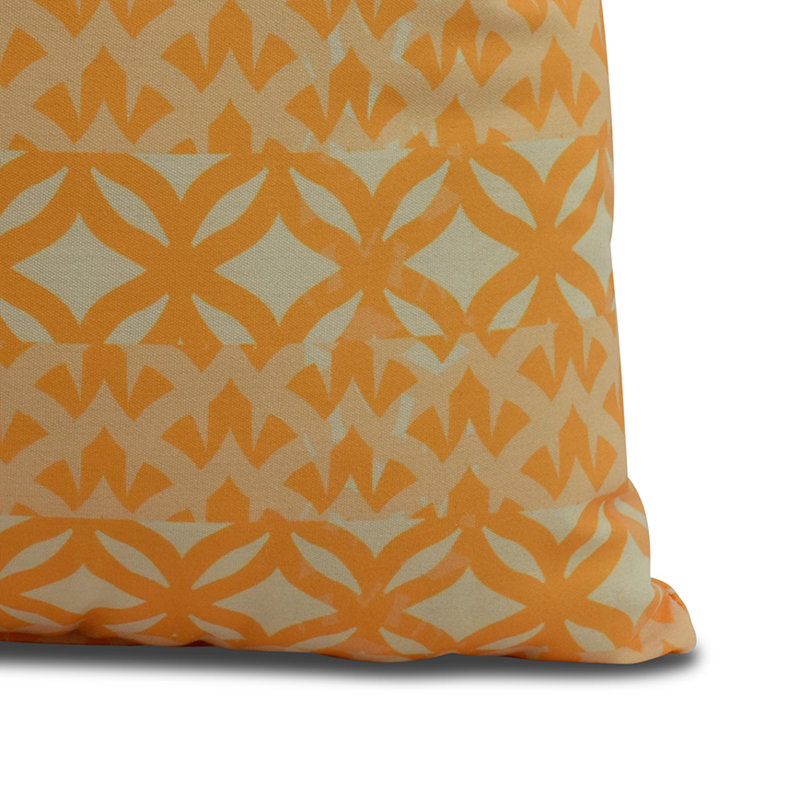 Housse et insert de coussin carré Nantucket, Jaune, H 20 po x l 20 po