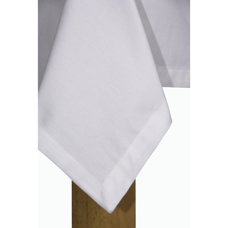 Hawkesbury Common 100% Cotton Tablecloth, 70" Round, White