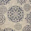 Tapis d'intérieur / extérieur en polypropylène tissé à plat à motif médaillon Solterra Sovana-114547729