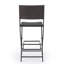 Tabourets de bar extérieurs en osier durable avec faux rotin
