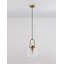 1 - Light Brass Gold Single Pendant