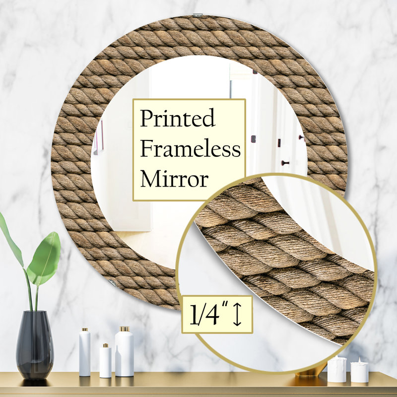 Mirror, 31.5" H x 31.5" W