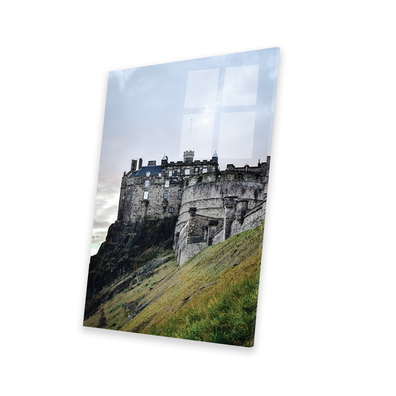 Château d'Édimbourg, Écosse, sur plastique / acrylique par The Love Shop