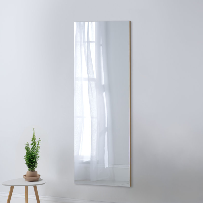 Seamless Radius Full Length Mirror, Gold