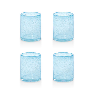 Verres à bulles Antibes, ensemble de 4