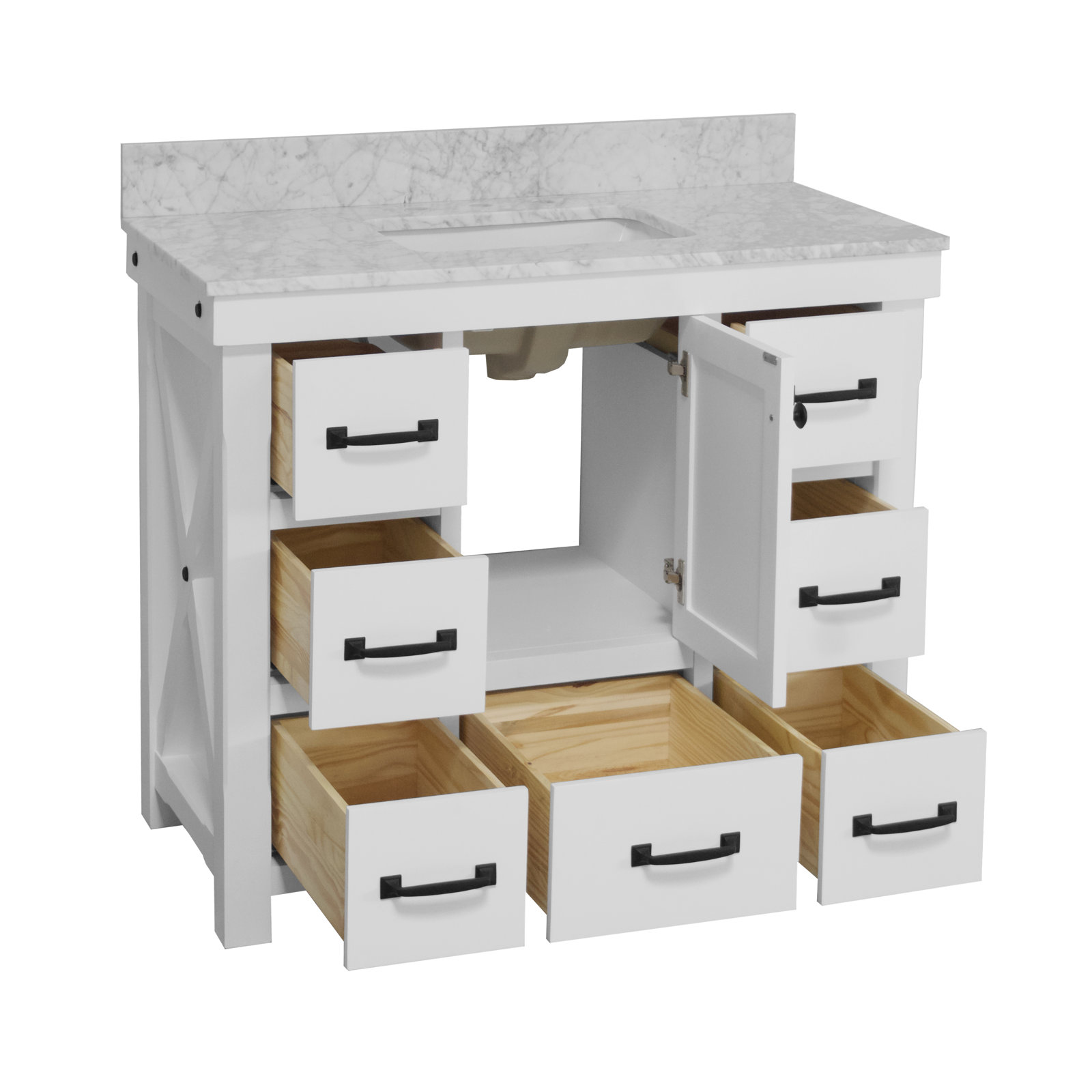 Galvan 42'' Single Bathroom Vanity, White