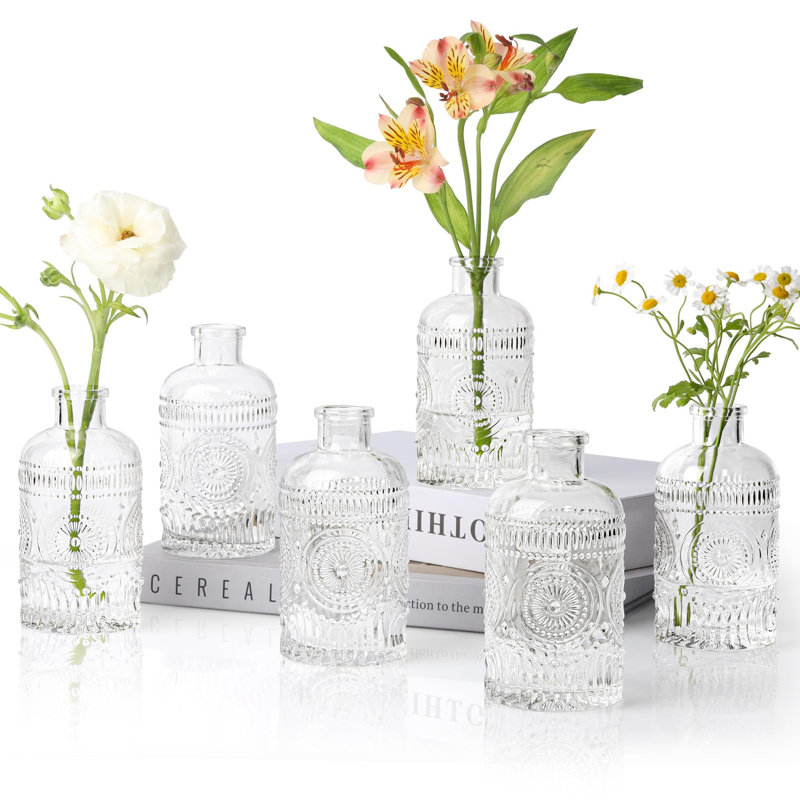 Cezmi Glass Table Vase, Clear