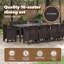 10 - Person Patio Dining Set with Rectangular Table