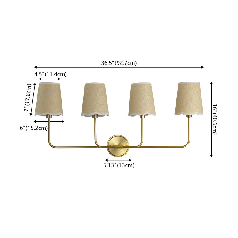 Éclairage pour meuble-lavabo à DEL Lila, Quatre lumières