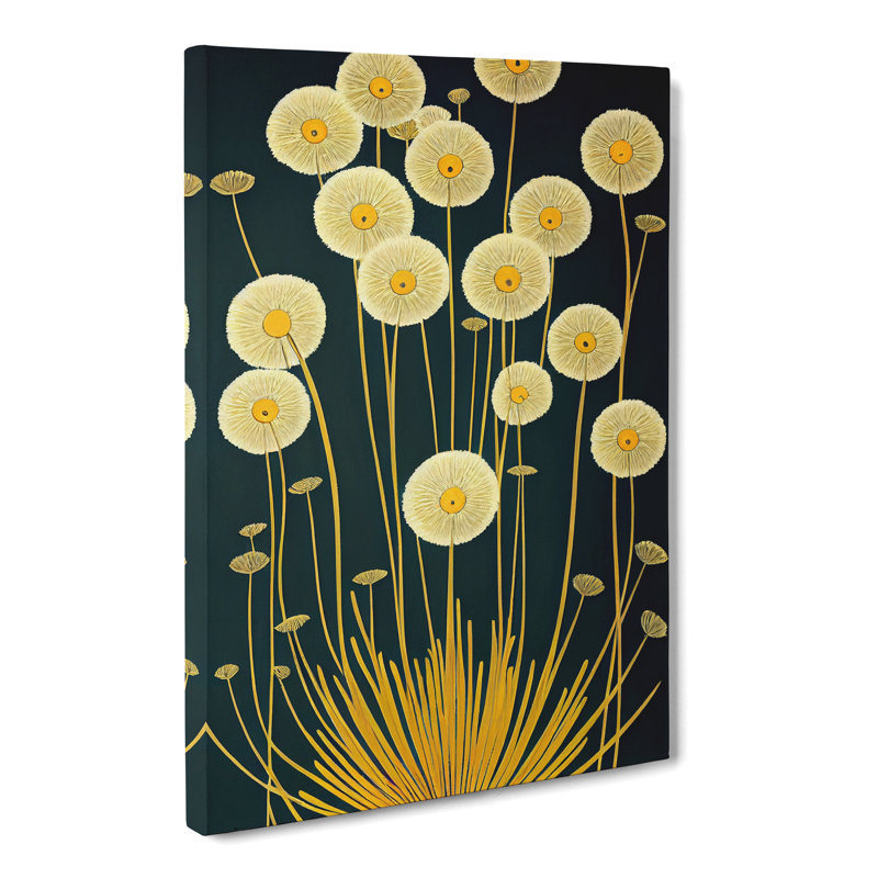 Dandelion Deco Style - Wrapped Canvas, 50cm H x 35cm W x 3cm D