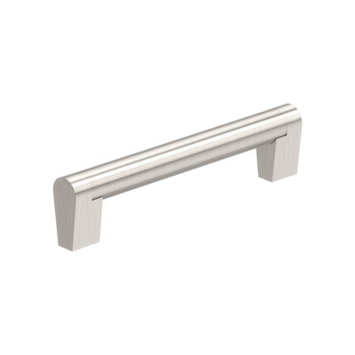 Composite 5-1/16 inch (128mm) Center-to-Center Satin Nickel Cabinet Pull - 10 Pack