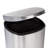 Steel Step On Kitchen Trash Can - 7.92 Gallons