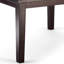 Acadian / Eastwood 5-Piece Dining Set with Solid Hardwood Table and 4 High-Back Upholstered Chairs-1950493552