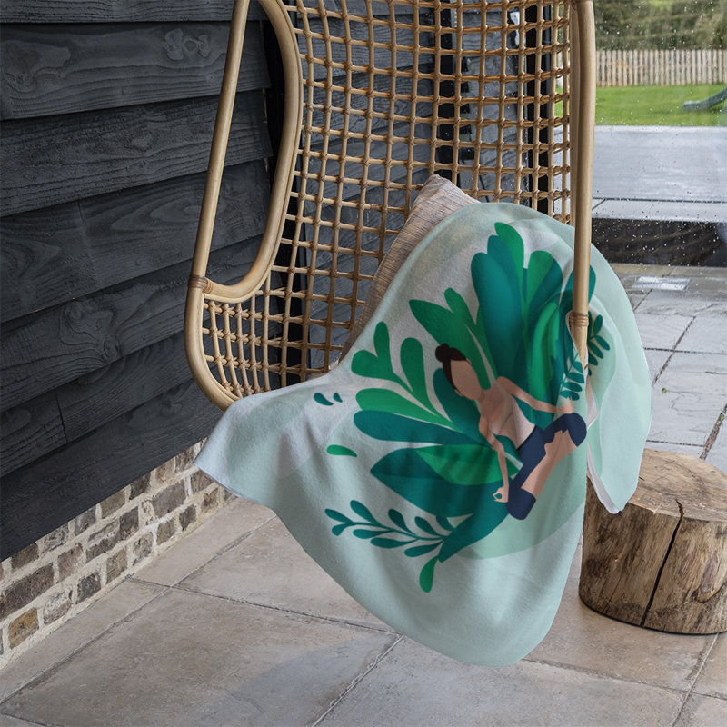 Donaji Floral Blanket