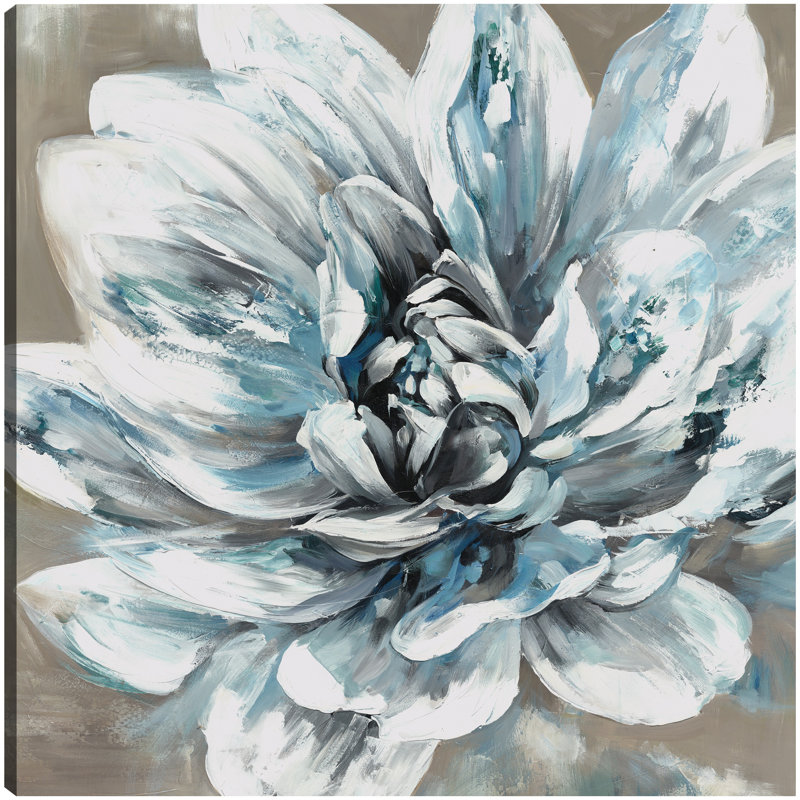 «Silver Spring IV» par Emily Williams, reproduction d'art sur toile, Toile tendue, H 12 po x l 12 po x P 1,5 po