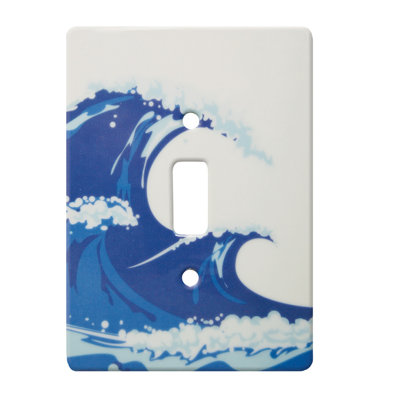 Wave Standard Ceramic Switchplate