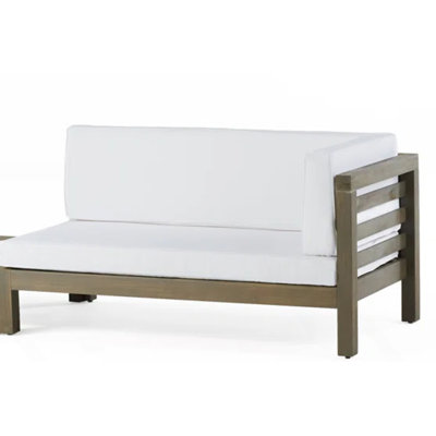 Right Corner Bench With Cushion