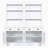 83.4"Tall Bookshelf Suite, Modern Bookcase Suite With LED Lighting,Doors And Drawers,2-Piece Set Storage Bookcase With Open Shelves For Living Room,Home Office