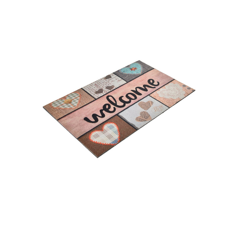 Durable PVC Doormat, Non-Slip Underside, 15.7 x 23.6 inches | 100% PVC Material, Machine Washable at 86°F | Perfect for Indoor & Outdoor Use, Easy to Clean, Stylish & Functional Welcome Mat