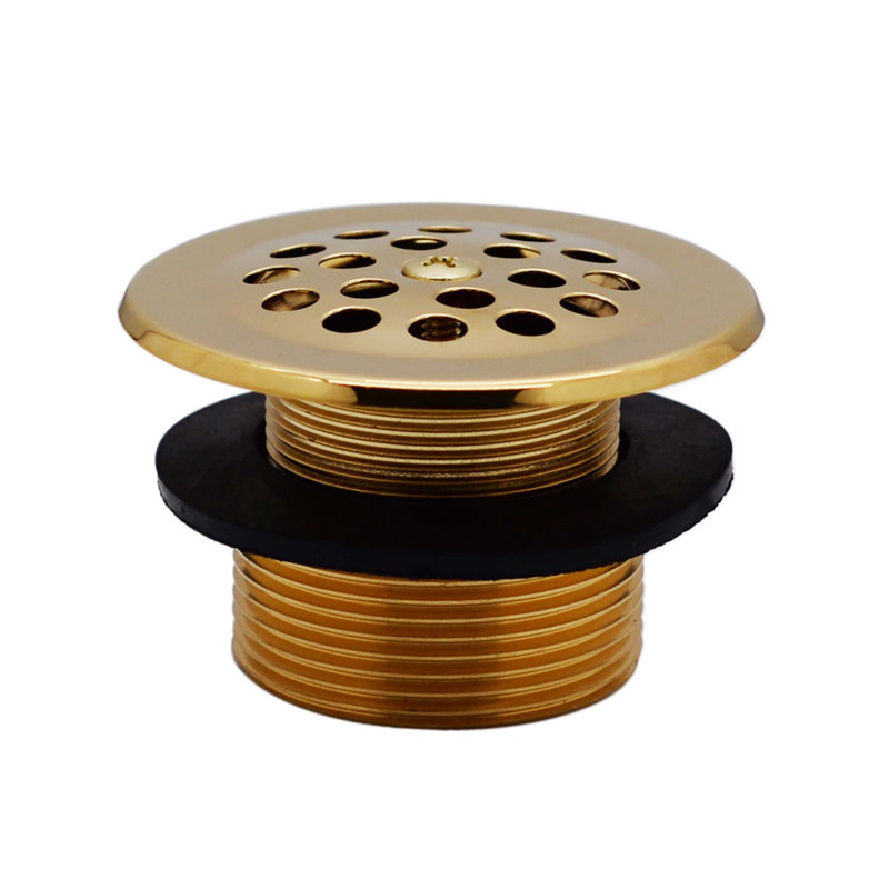 Garniture de drain de baignoire à fil fin de 1-3 / 8 po avec levier de déclenchement et adaptateur de conversion