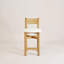 Teddy Upholstered Stool with Solid Wood Frame