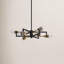 Lustre linéaire moderne Spoutnik à 6 lumières Tommie