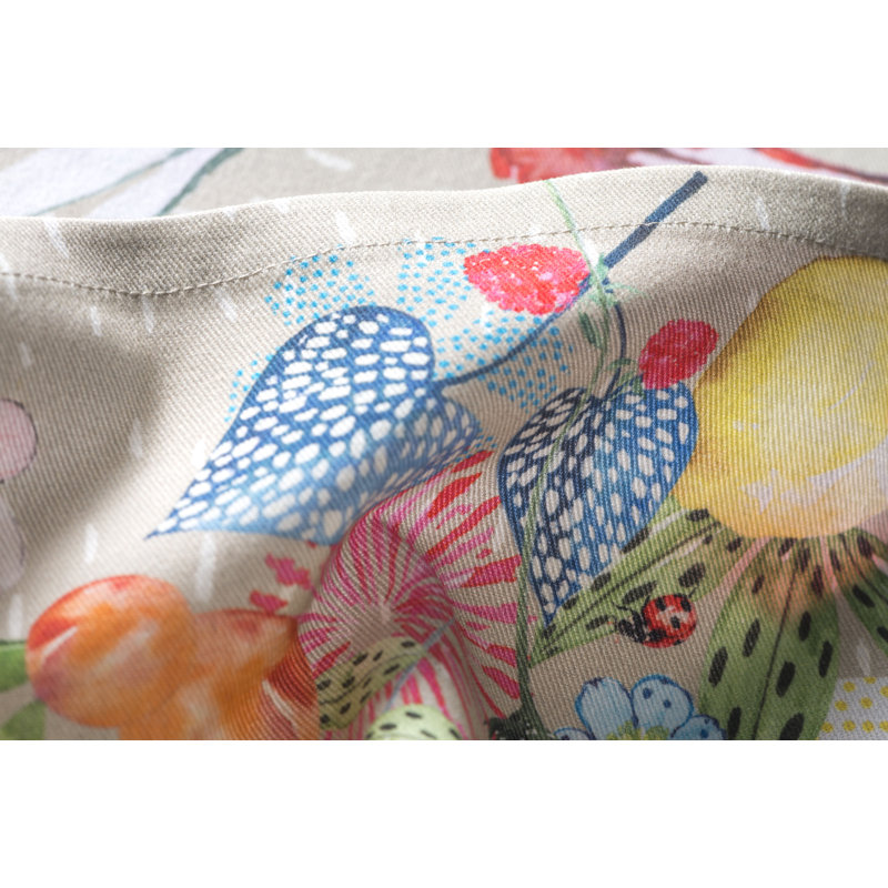 Cotton Floral Square Napkin