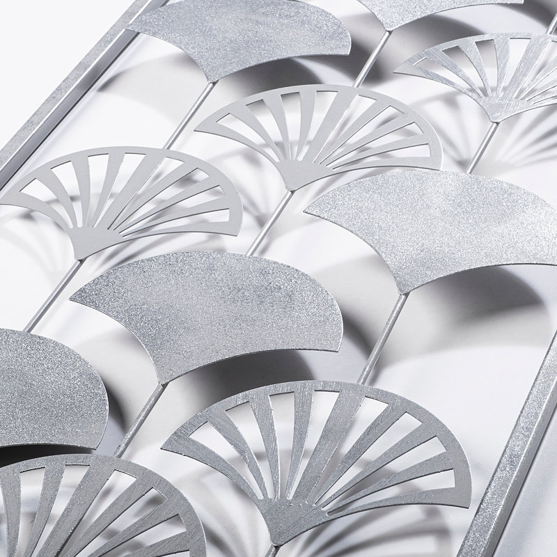 Handmade Decorative Metal Wall Accessory, 12.6 x 35.4 inches | 100% Metal, Thickness: 0.06 inches | Unique Hand-Painted Design, Perfect for Home Decor | Versatile Wall Hanging with Distinctive Color Variations